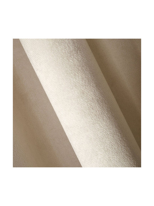 Eurofirany Κουρτίνα Συσκότισης με Τρέσα Melanie Μπεζ 140x270εκ.