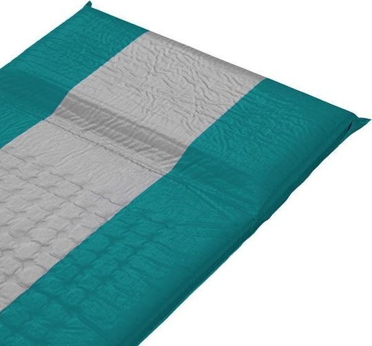 Nils Auto-umflare Single Substrat Camping 64x64cm Grosime 5cm în culoarea Turquoise