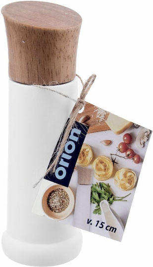 Orion Manual Set Spice Mills made of Wood in White Color 20cm 1pcs