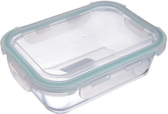 Orion Vase General Use with Lid Glass Transparent 1500ml