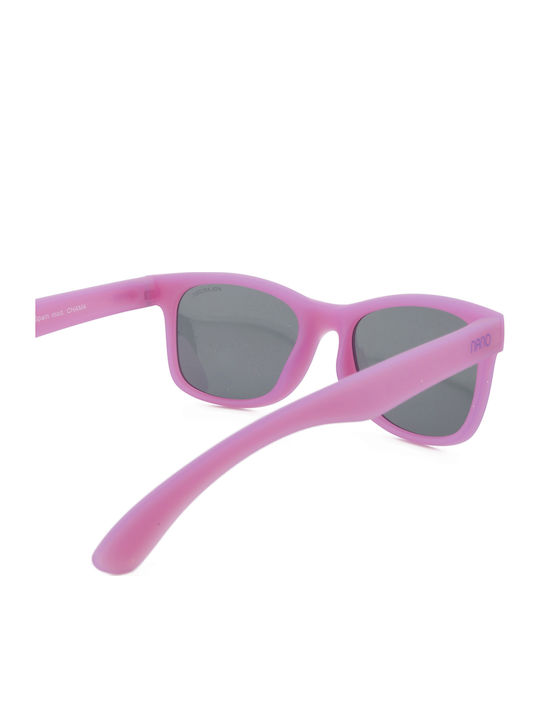 Nanovista Square Kids Sunglasses with Polarized Purple Lens