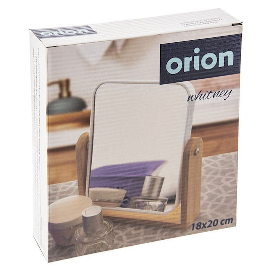 Orion Makeup Mirror Tabletop 18x20cm White