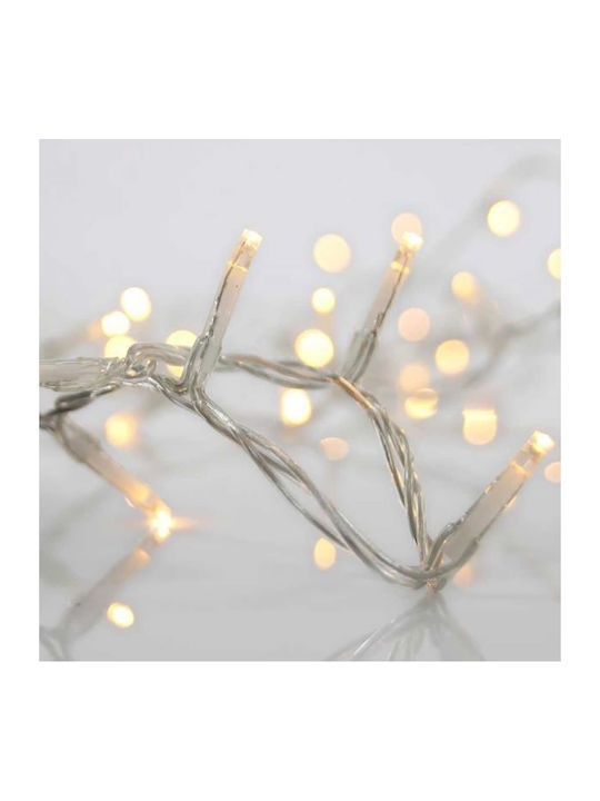 180 Lights LED 12m. Warm White in String 1pcs