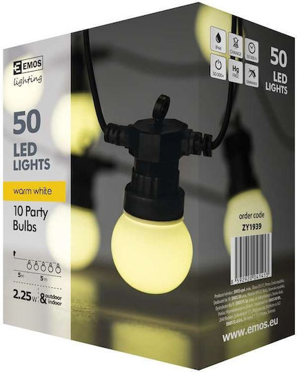 Lichter LED 5m. Weiße in Zeichenfolge 1Stück