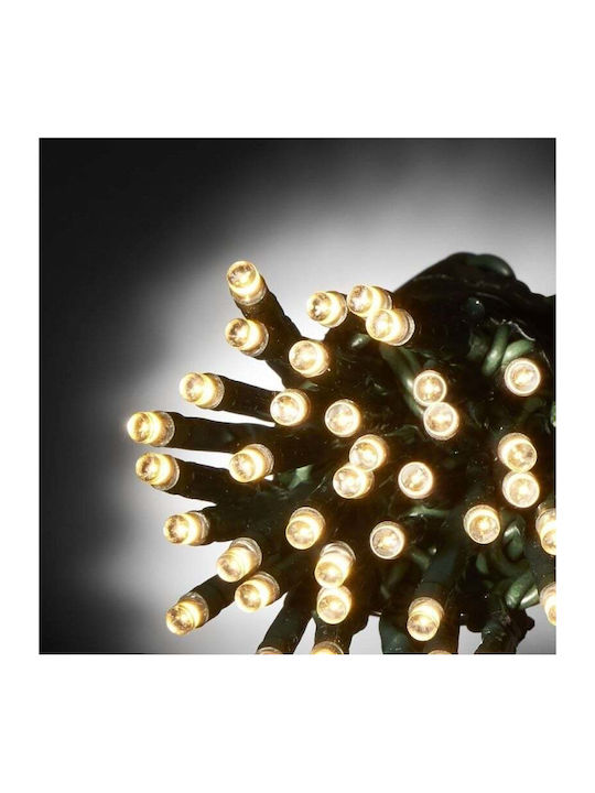 250 Lights LED 12.5m. Warm White in String 1pcs
