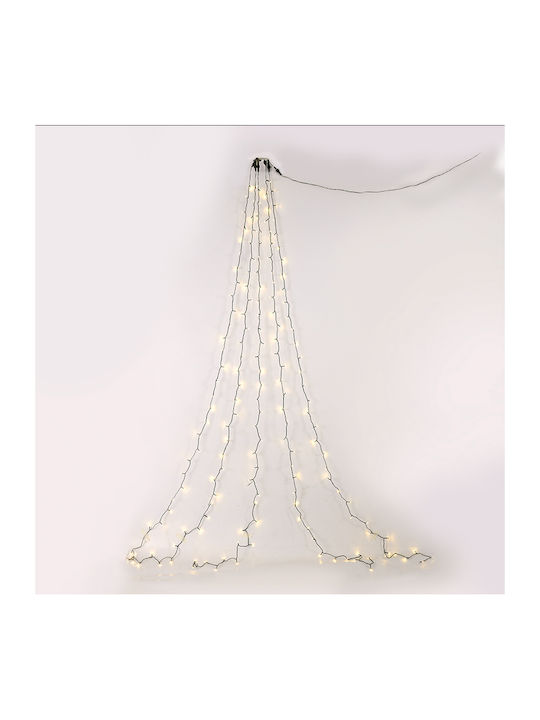 175 Lights LED 3.5m. x 5cm Cold White type Octopus 1pcs