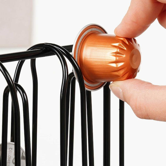 Vilde Metal Storage Stand For 32 Nespresso Capsules 30x30x30cm 229127