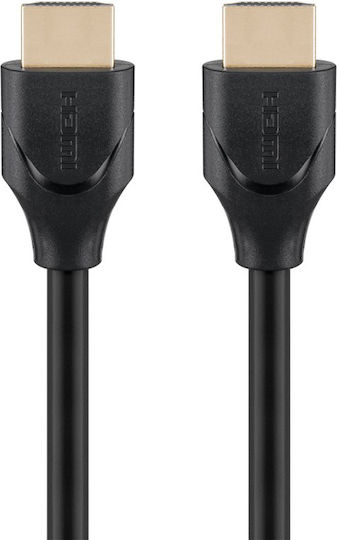 Goobay HDMI 2.1 Ultra High Speed 48Gbps 4K 120Hz HDR VRR Cable HDMI Male - HDMI Male 2m Black