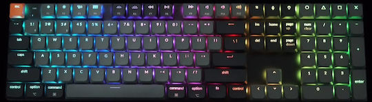 Keychron K5 V2 K5X-B4 Wireless Gaming Mechanical Keyboard with Keychron Banana switches and RGB lighting (English US)
