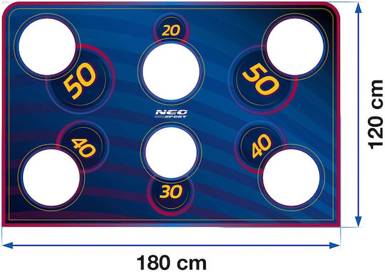 NEO Sport Мрежа за Тренировъчни Цели във Футбола 180x120см