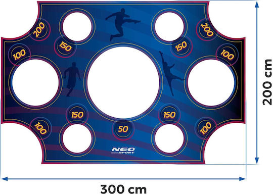 NEO Sport Δίχτυ Στόχων για Προπόνηση Ποδοσφαίρου 300x200cm