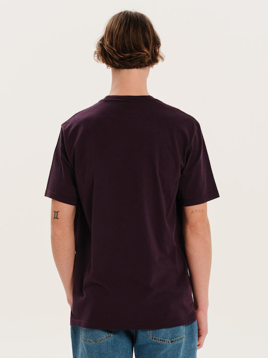 T-shirt Μωβ