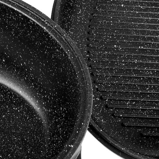 Orion Grande Cast Aluminum Pan with Lid with Non-Stick Interior Coating 19cm