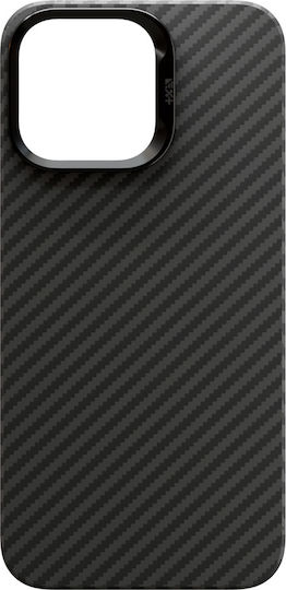 Next One Back Cover Aramid Fiber Negru (iPhone 15 Pro)