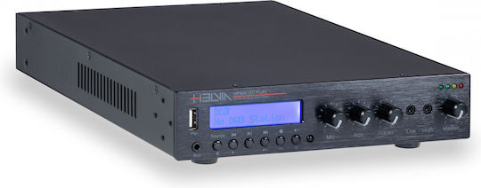 Helvia HPMA-120 PLAY Leistungsverstärker Kommerzieller Verstärker und USB/FM/Bluetooth-Anschlüssen