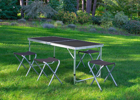 Jumi Τραπέζι για Camping Πτυσσόμενο σε Βαλιτσάκι 120x60cm