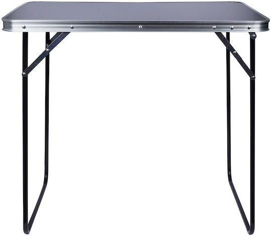 Vilde Table Aluminum for Camping Foldable 80x60x70cm Gray