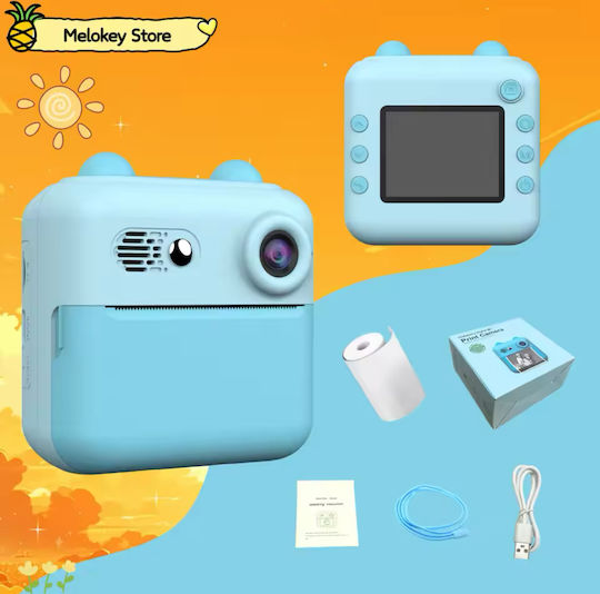 M11556-0720 Children's Camera with Thermal Printing Blue