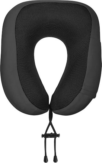 Μαξιλαράκι Ταξιδίου Memory Foam Μαύρο