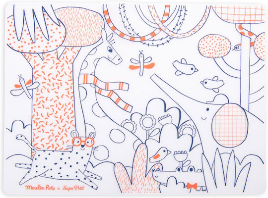 Colouring Mat Zoo