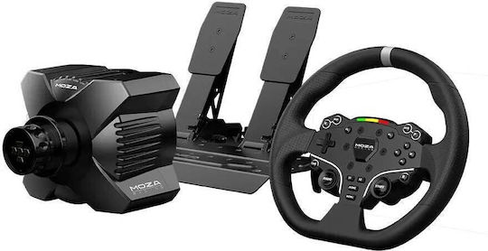 Moza Racing R3 Racing Bundle Steering Wheel with Pedals for PC
