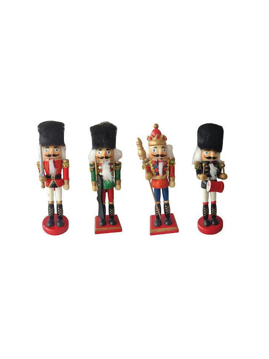 AGC Nutcracker de Crăciun Lemn Înălțime 20cm. (Diverse modele/culori)