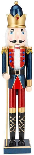 Wooden Christmas Nutcracker 55cm Multicolour