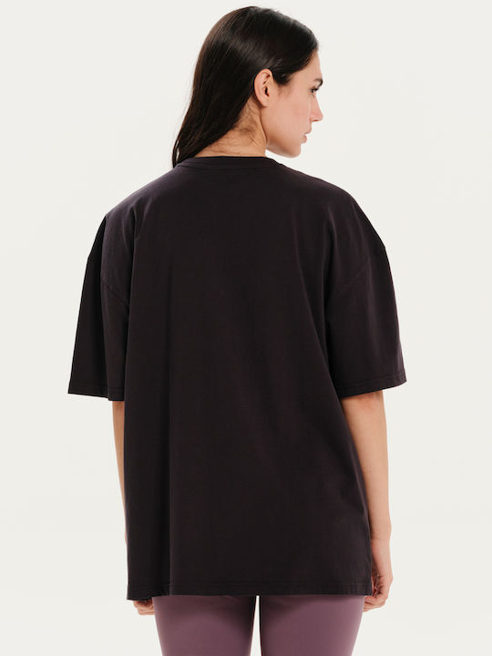 Γυναικείο Oversized T-shirt Μαύρο