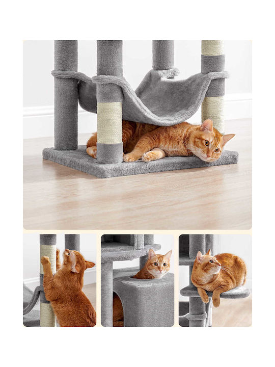 Scratching Post Cat Trees Gray 49x49x155cm