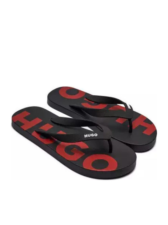 Hugo Flip Flops Μαύρα