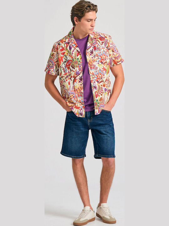 Herrenshorts Jeans Marineblau