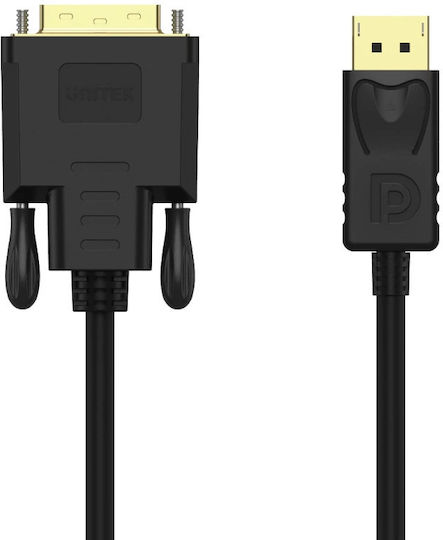 Unitek Kabel DVI-D-Stecker - DisplayPort-Stecker 1.8m Schwarz (Y-5118BA)