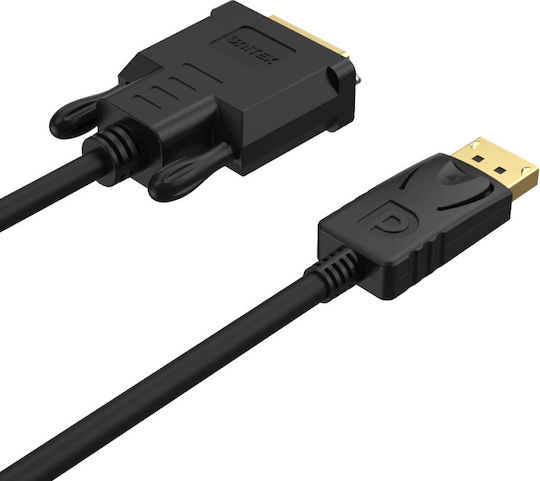 Unitek Kabel DVI-D-Stecker - DisplayPort-Stecker 1.8m Schwarz (Y-5118BA)