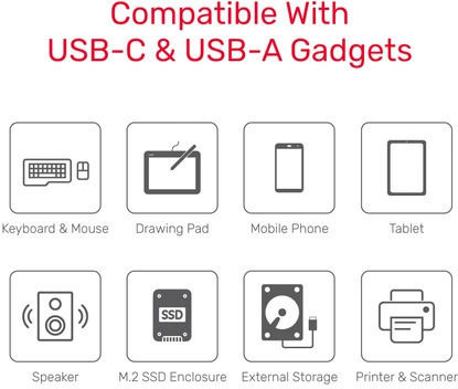 Unitek Hub 4 Θυρών USB 3.1 με σύνδεση USB-C / USB-A