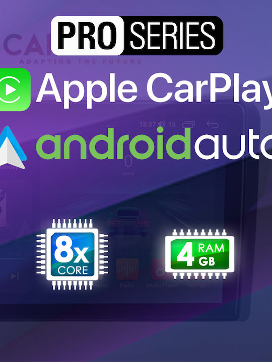 Carmedia Sistem Audio Auto pentru BMW Serie 3 (E46) 1998-2005 (Bluetooth/USB/AUX/WiFi/GPS/Apple-Carplay/Android-Auto) cu Ecran Tactil 9.5"