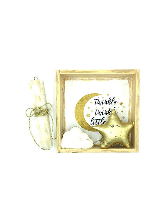 Star-Night Candle Set with Illuminated Frame