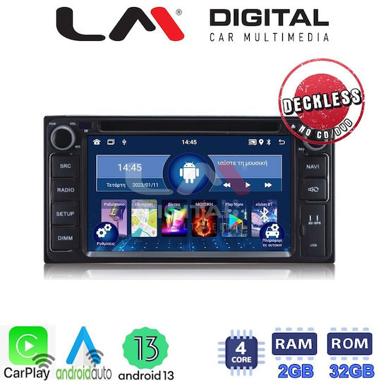 LM Digital Ηχοσύστημα Αυτοκινήτου για Toyota Hilux / Yaris / RAV 4 / Celica / Prius Nissan Micra / Note 2012-2019 (Bluetooth/USB/WiFi/GPS) με Οθόνη Αφής 9"