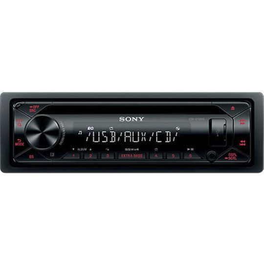 Sony Ηχοσύστημα Αυτοκινήτου 1DIN (USB) με Αποσπώμενη Πρόσοψη