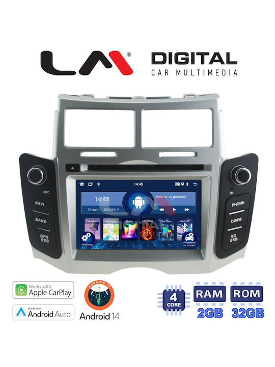 LM Digital Sistem Audio Auto pentru Toyota Yaris 2006 > 2011 (Bluetooth/USB/WiFi/GPS/Apple-Carplay/Android-Auto)