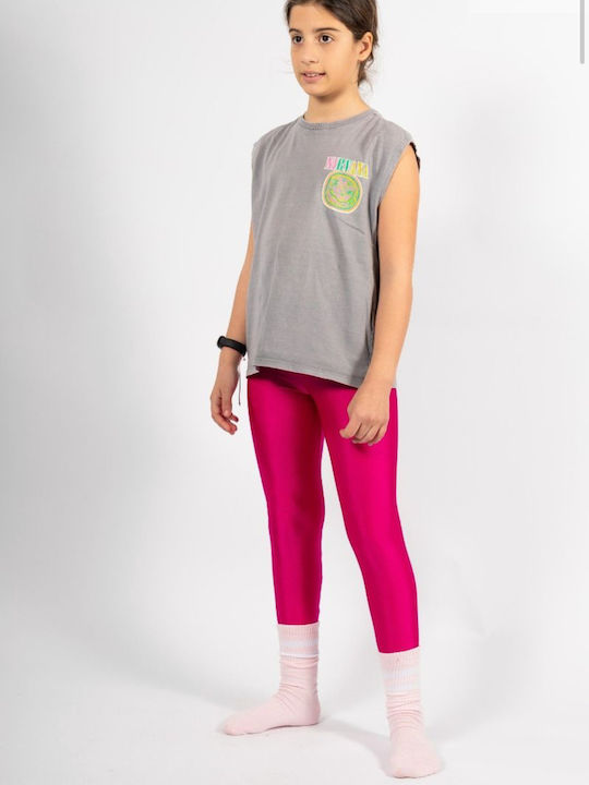 Kids Legging Long Fuchsia