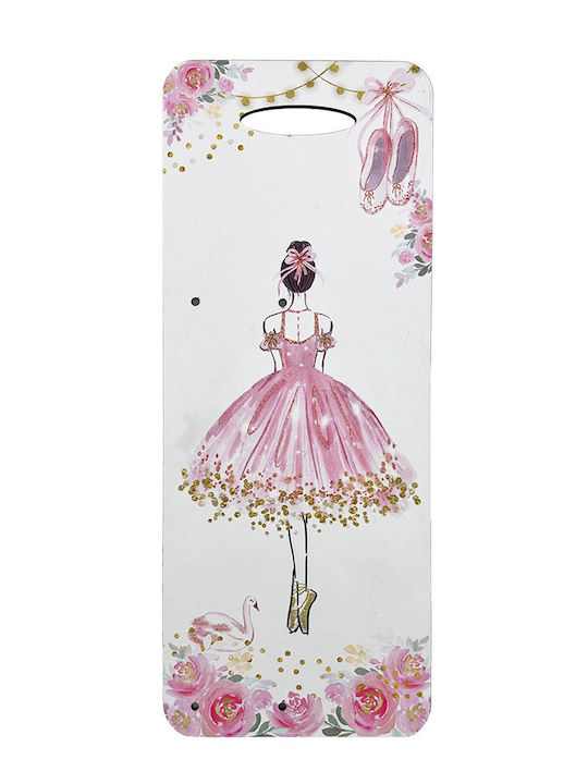 Handgemachte Duftkerze Mädchen Holzsockel Ballerina Anna