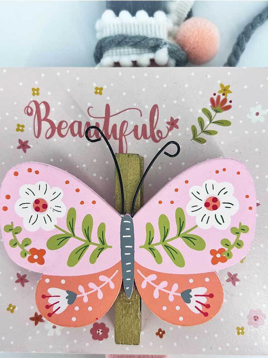 Lumânare Parfumată Handmade Ramă Fetiță Clește Fluture