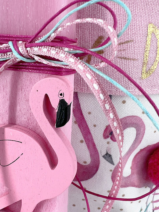Handgemachter Duftkerzen-Topf Flamingo