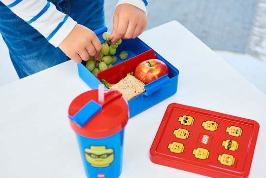 LEGO Iconic Boy Classic Plastic Kids' Food Container 1lt Multicolour