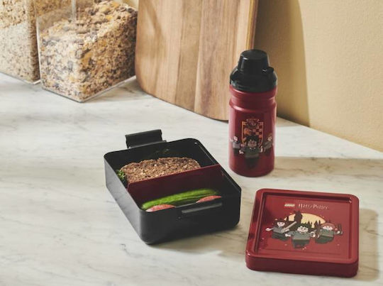 LEGO Harry Potter Gryffindor Plastic Kids' Food Container Harry Potter 1lt Burgundy