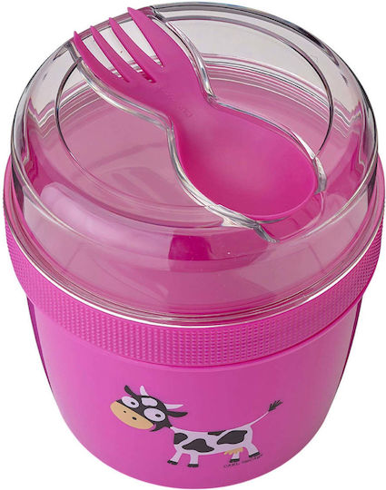 Carl Oscar N’ice Cup Πλαστικό Παιδικό Σετ Φαγητού 0.9lt Μωβ 11.7 x 11.7 x 12.9εκ.