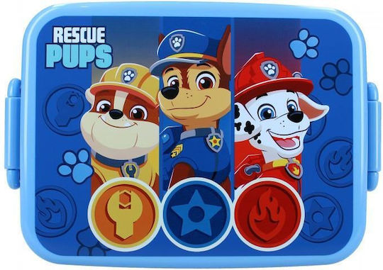 Paw Patrol Пластмасово детско контейнерче за храна Paw Patrol Син