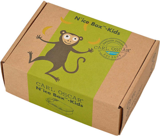 Carl Oscar N’ice Box Plastic Kids' Lunch Set 0.75lt Green x x 6.3cm