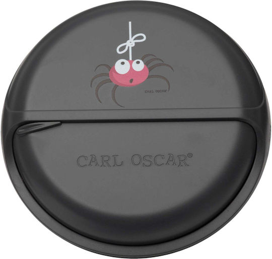 Carl Oscar Πλαστικό Παιδικό Δοχείο Φαγητού Γκρι 18 x 18 x 5.5εκ.