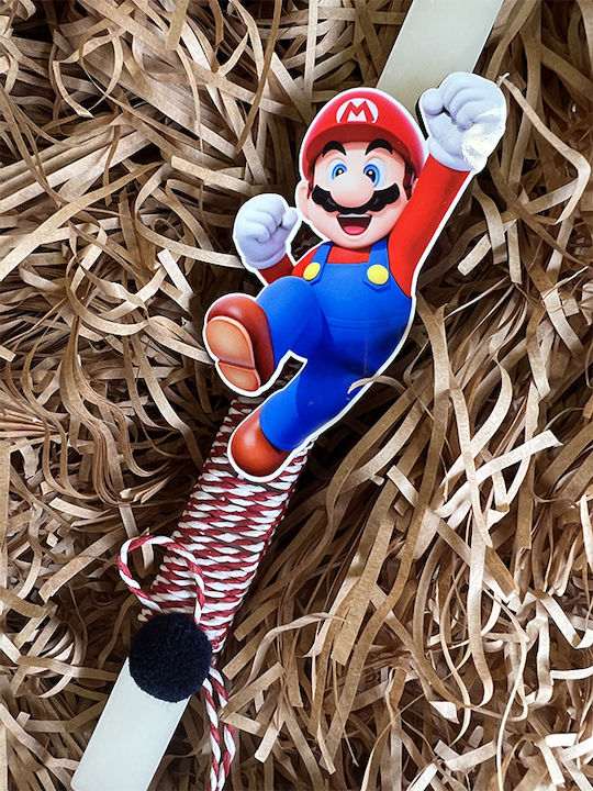 Super Mario Πασχαλινή Λαμπάδα 1 Τεμ